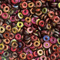 Crystal Magic Wine O Beads 1 x 3.8mm pack of approx. 6gm