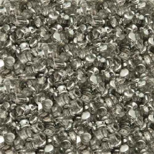 Pellet Beads Crystal Labrador  4x6mm 50 pieces