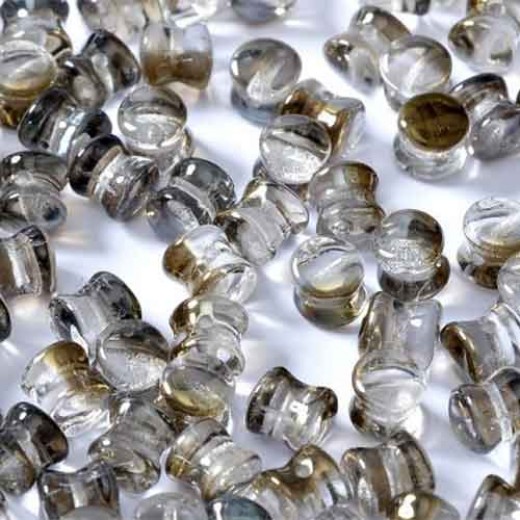 Bulk Bag Pellet Beads Crystal Valentinite, 4x6mm, 600 pieces