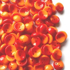 Blood Orange Piggy Beads- Pack of 30