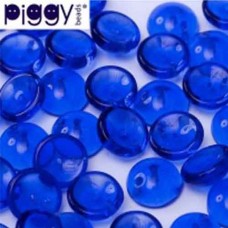 Sapphire Piggy Beads - Pack of 30