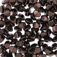 Jet Lila Vega Luster 5x3mm Pinch Beads, Approx 10gms