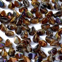 Magic Copper 5x3mm Pinch Beads, Approx 10gms