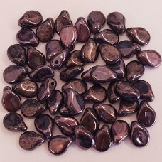 Jet Aubergine Luster Pip Beads - 50pcs 23980/65431