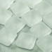 12mm Twin Hole Pyramid Beads, Crystal Matted, Pack of 5