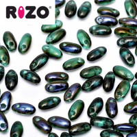 Emerald Azuro Rizo Beads approx. 20gm Emerald Azuro Rizo Beads approx. 20gm