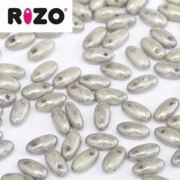 Grey Luster Rizo Beads, 250 Gram wholesale pack