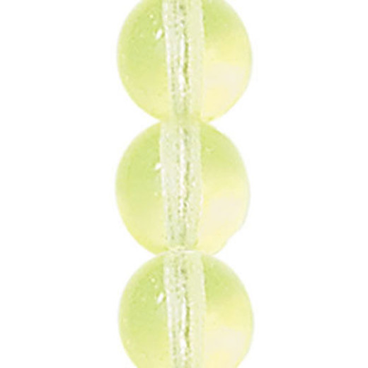 Transparent Jonquil 4mm Fire polished beads, string of  50 beads