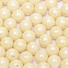 Champagne Luster 6mm Beads, 20 Pcs