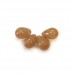 5x7mm Side Drill Czech Glass Tear Drop, Milky Brown, Pack of 10