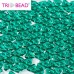 Tri-bead 4 mm Emerald - 3g approx.