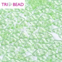 Tri-bead 4 mm Peridot - 3g approx.