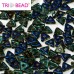 Tri-bead 4 mm Peridot Azuro - 3g approx.