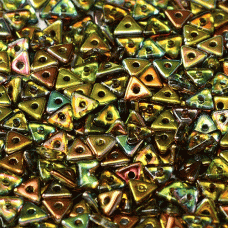 Bulk Bag Tri-bead 4mm Magic Green, 50gm