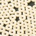 Chalk White Champagne  6mm Wheel Beads Luster  Approx 5gm