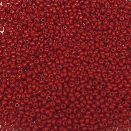 Medium Dark Red Opaque, Size 11/0, 22g