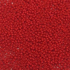 *Special Offer* Opaque Medium Red Czech Seed Beads, Size 11/0, 500g