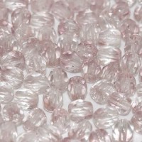 Crystal Pink 4mm Firepolished beads, 50pcs approx.