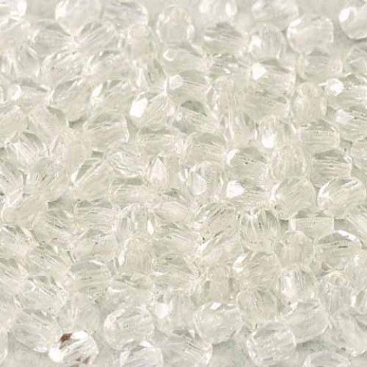 Crystal 4mm Firepolished beads, 120pcs approx.