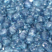 Crystal Baby Blue Luster fire polished beads, pack of 120pcs