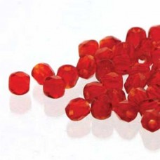 Siam 2mm Firepolished Beads 150pcs