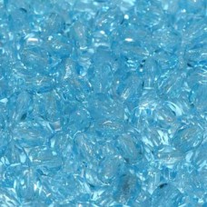 Aqua 4mm Firepolished beads, 120pcs approx.