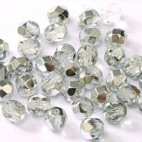 Crystal Labrador  3mm Firepolished Beads, Pack of 120 pieces