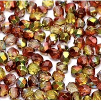 Magic Apple 4mm Firepolished beads, 120pcs