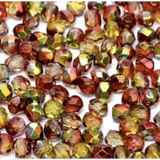 Magic Apple 4mm Firepolished beads, 120pcs