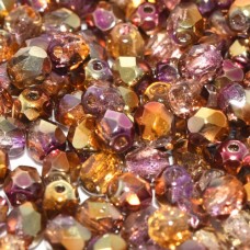 Crystal Sunny Magic Embers 3mm Fire Polished, 120pcs