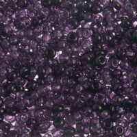Transparent Amethyst Mix, Size 10/0, 22g