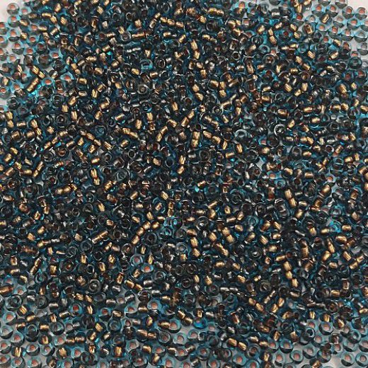 *Special Offer* Aqua Copper Lined Czech Seed Beads, Size 10/0, 50g