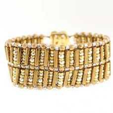 Project - Miyuki Rectangle Bamboo Cuff 