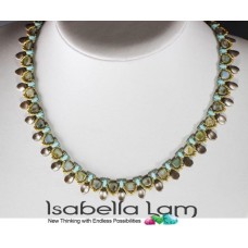 Project - Lily Necklace - A Free Pattern by Isabella Lam