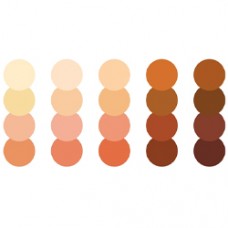 Miyuki Delica Skin Tone Colours