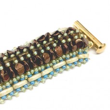 Dipped in Colour Bracelet, A Free Pattern From Marcia Balonis