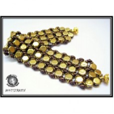 Honeycomb Beezzzz Bracelet - A Free Pattern from Akke Jonkhof