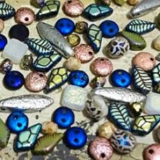 Laser Tattooed and Etched Beads