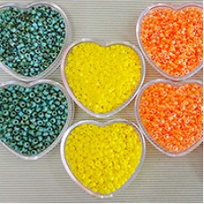 Miyuki Delica to Round Seed Bead Conversion Table