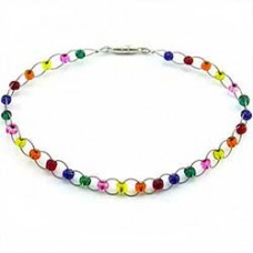 Rainbow Anklet, A Free Pattern From Beadalon