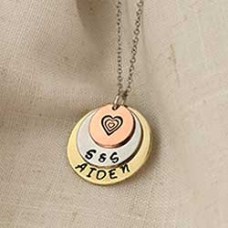 Tiers of Joy Necklace - A Free Metal Stamping Tutorial from Impress Art