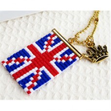 Miyuki Delica Union Jack Charm, a Free Pattern from Miyuki