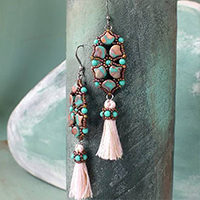 Fairy Wing Earrings, A Free Pattern by Nela Kabelova