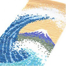 Miyuki Delica Mt. Fuji Beyond The Waves Mini Tapestry, a Free Pattern from Miyuki