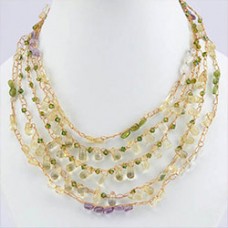 Wire Crocheted Necklace, A Free Pattern by Sandra Lupo for Beadalon