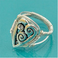 Wire Wrapped Heart Ring, a Free Pattern by Beadalon