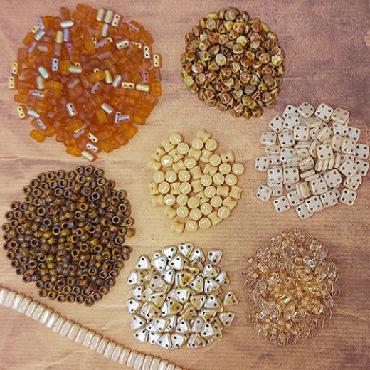 Shaped Beads Bundle - Neutral