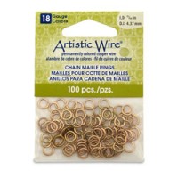 Non Tarnish Brass Chain Maille Rings