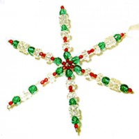 Wire forms for making snowflake ornaments Wire forms for making snowflake ornaments