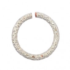 Tarnish Resistant Silver 18 Gauge Weave Chain Maille Ring, I.D 3.18mm, 64 Pcs, A...